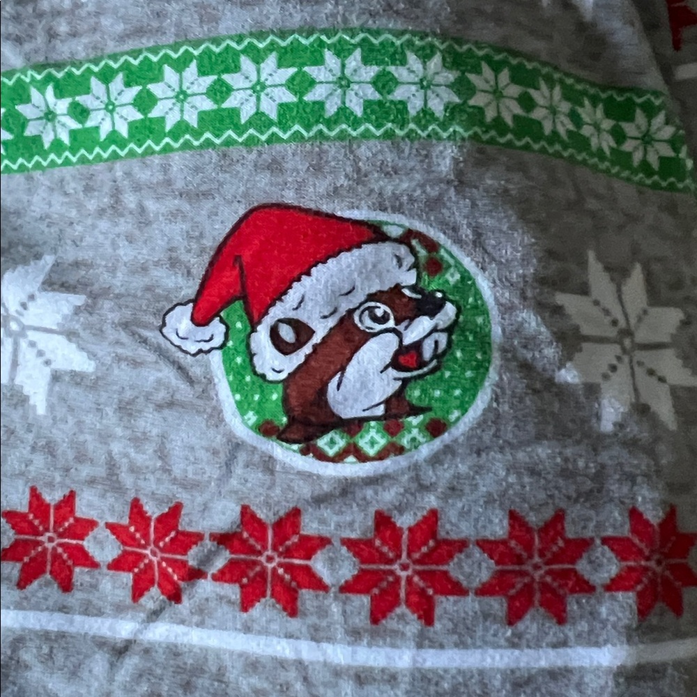 Buccees Gray Holiday Pajama Boxers